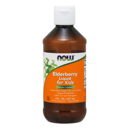 Elderberry Liquid for Kids 8oz by Now