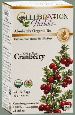 Cranberries Tea Bags by Celebration Herbals