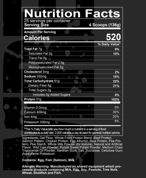 MRE Blueberry Cobbler by Redcon1