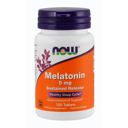 Melatonin Sustained Release 5mg 120tabs by Now