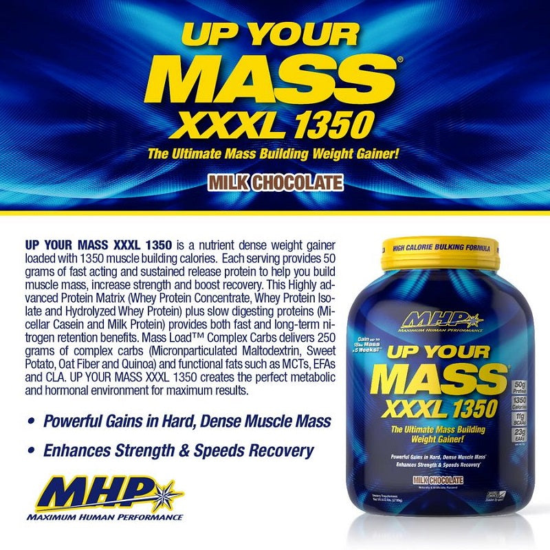 Up Your Mass XXXL 1350 Chocolate 6lb by MHP