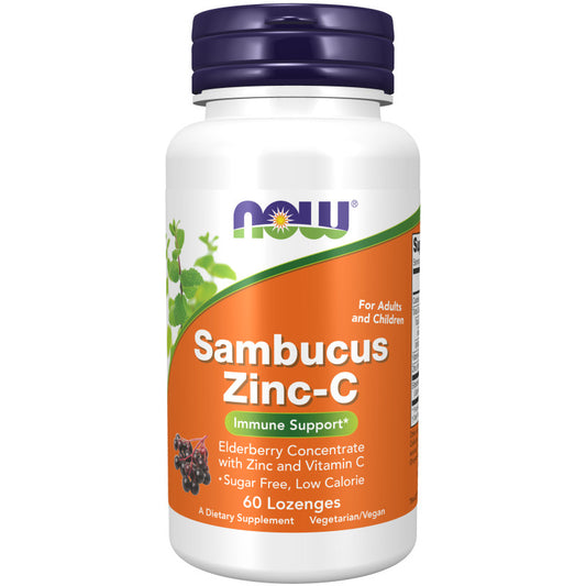 Sambucus Zinc-C 60 Lozenges by Now