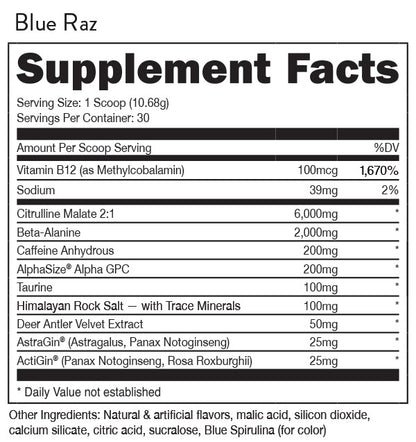 Bucked Up Blue Raz by DAS Labs