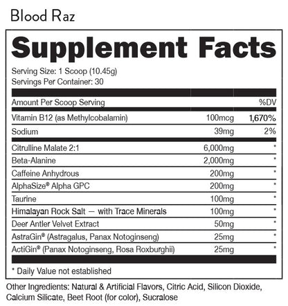 Bucked Up Blood Raz by DAS Labs
