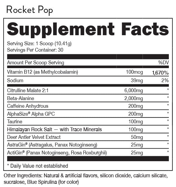 Bucked Up Rocket Pop by DAS Labs