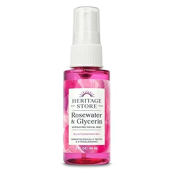 Rosewater & Glycerin Spray 2oz by Heritage Store