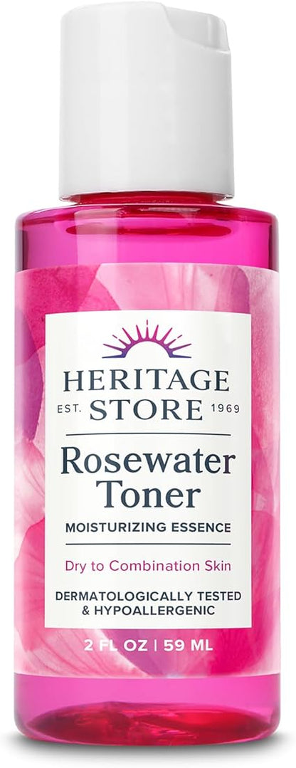 Rosewater Facial Toner 2oz by Heritage Store