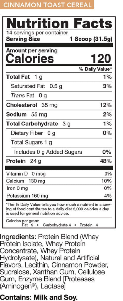 Rival Whey Cinnamon Toast 2lb by Rival Nutrition