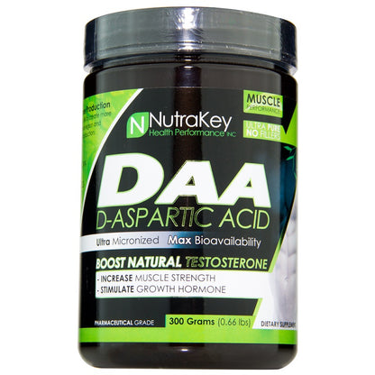 D-Aspartic Acid Powder 300g by Nutrakey