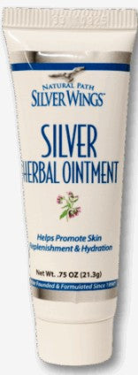 Colloidal Silver & Herbal Ointment 0.75oz by Natural Path Silver Wings