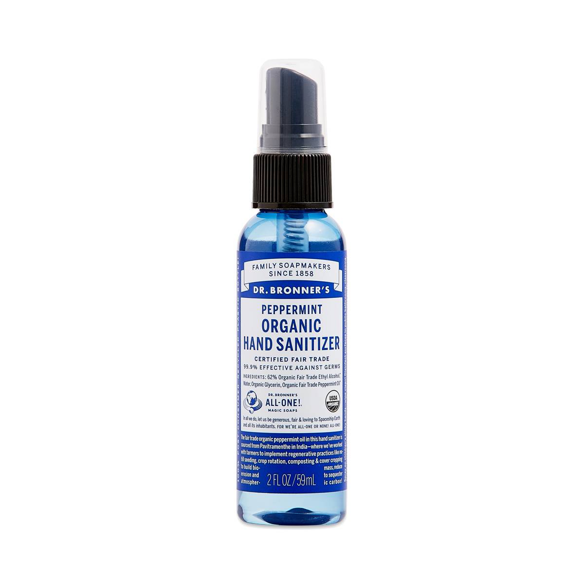 Hand Sanitizer Spray Peppermint by Dr. Bronner's
