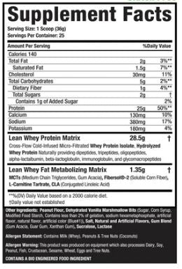 Lean Whey Fluffernutter by MuscleSport