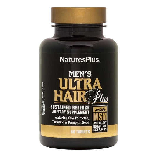 Ultra Hair Men's Plus 60tabs by NaturesPlus