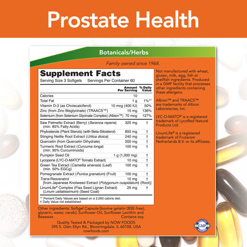Prostate Health Clinical Strength 180sg by Now