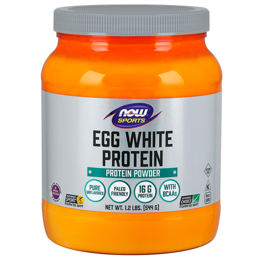 Egg White Protein Unflavored 1.2lb by Now