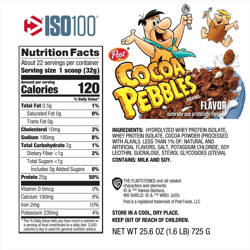 ISO 100 Cocoa Pebbles 1.6lb by Dymatize