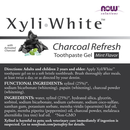 XyliWhite Charcoal Refresh Toothpaste Gel by Now