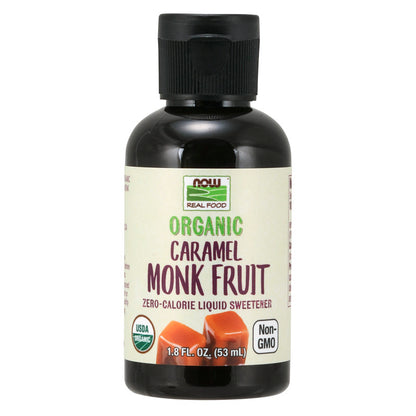 Monk Fruit Liquid Organic Caramel 1.8oz by Now