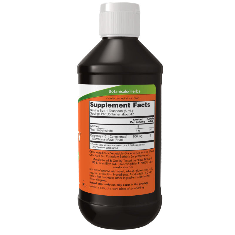 Elderberry Liquid 8oz by Now