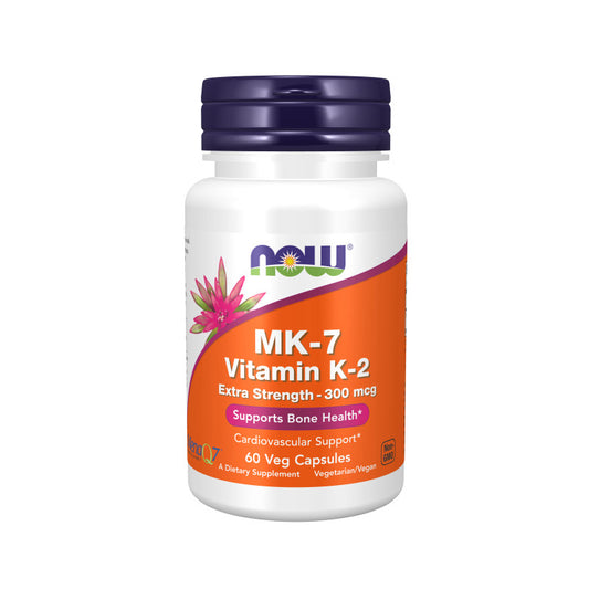 MK-7 Vitamin K-2 300mcg 60VegCaps by Now