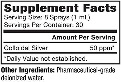 Colloidal Silver 1oz Nasal Spray by Natural Path Silver Wings