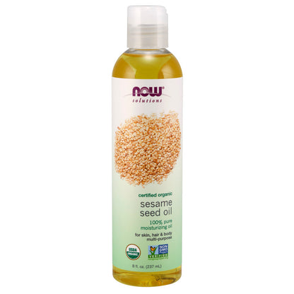 Sesame Seed Oil Organic 8oz by Now