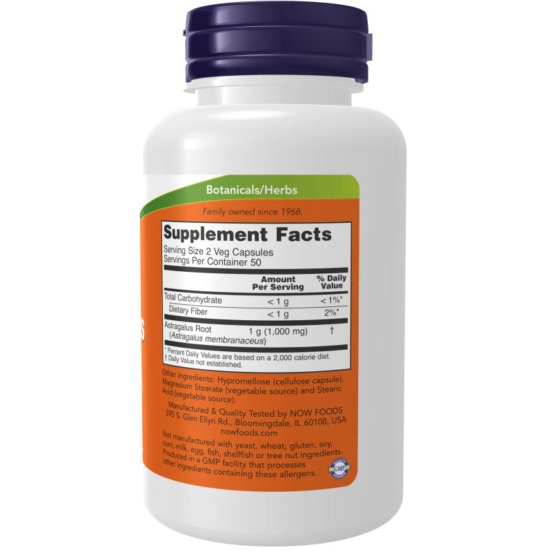 Astragalus 500mg 100VegCaps by Now