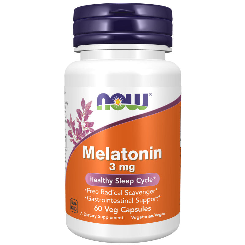 Melatonin 3mg 60VegCaps by Now