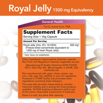 Royal Jelly 60VegCaps by Now