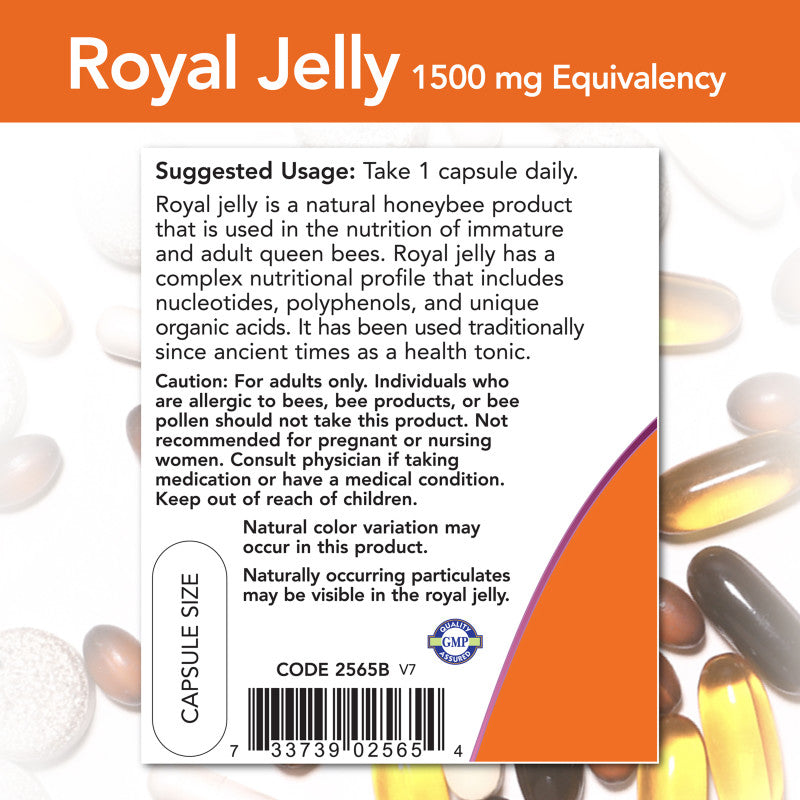 Royal Jelly 60VegCaps by Now