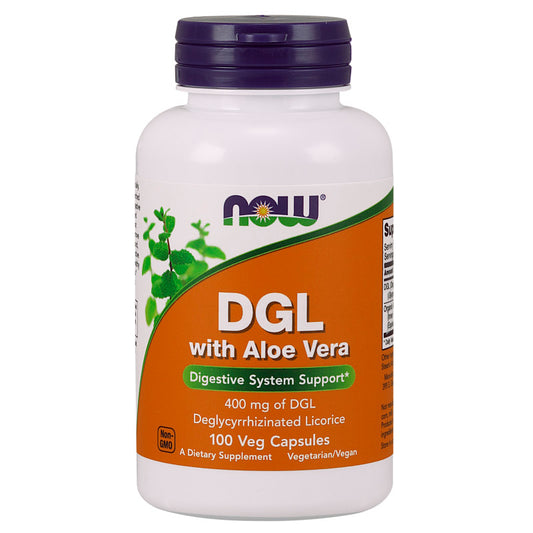 DGL with Aloe Vera 100VegCaps by Now