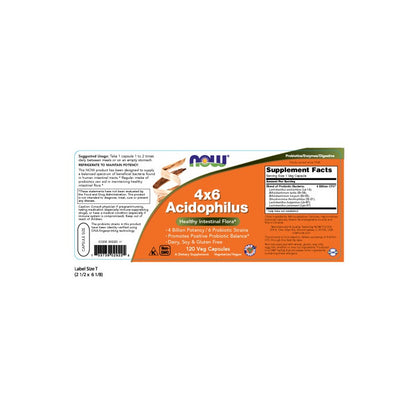 Acidophilus 4x6 120VegCaps by Now