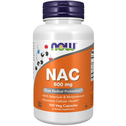 NAC 600mg 100VegCaps by Now
