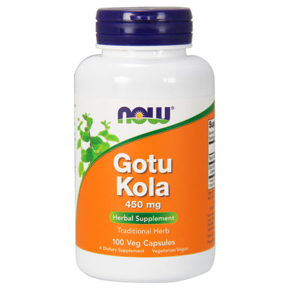 Gotu Kola 450mg 100VegCaps by Now