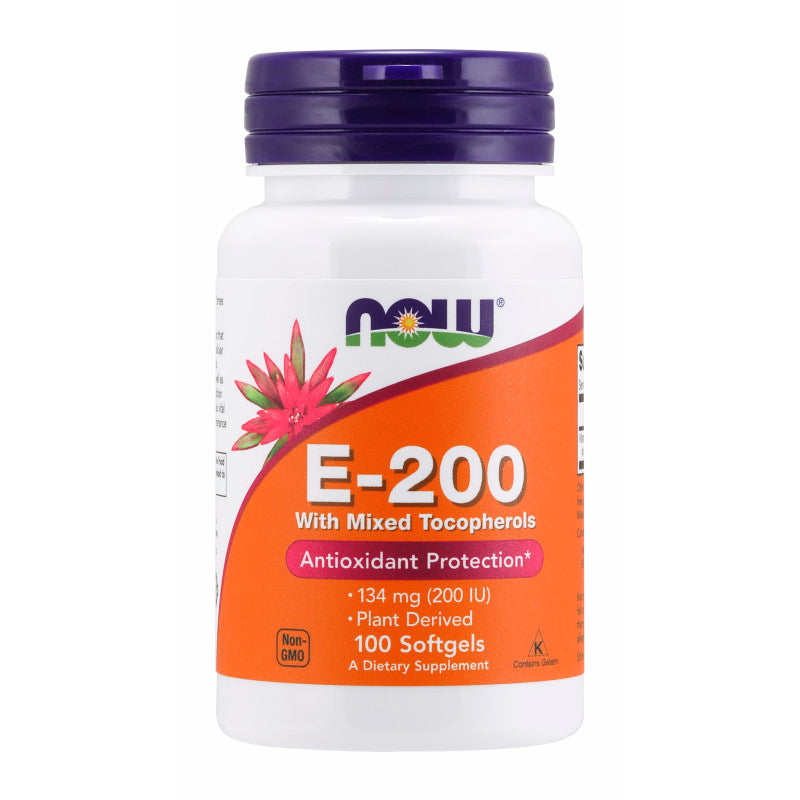 E-200 with Mixed Tocopherols 100sg by Now