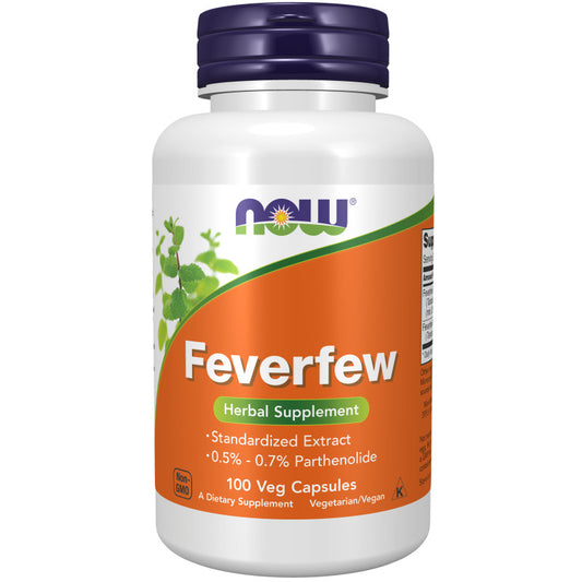 Feverfew Extract 175mg 100VegCaps by Now