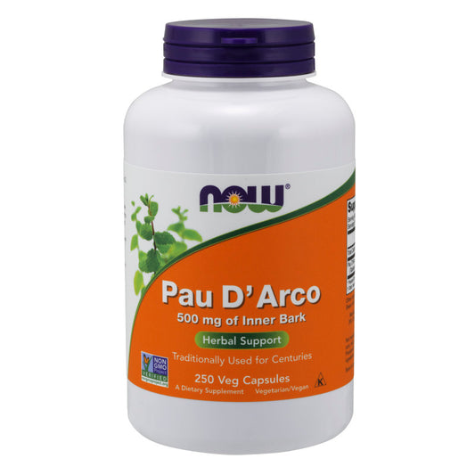 Pau D' Arco 500mg 250VegCaps by Now
