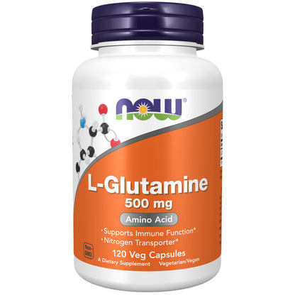L-Glutamine 500mg 120VegCaps by Now