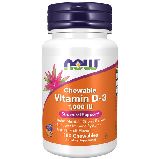 Vitamin D-3 1,000 IU 180 Chewables by Now