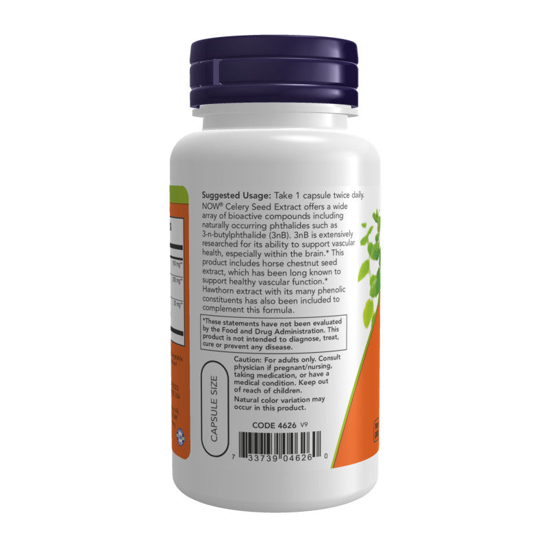 Celery Seed Extract 100mg 60VegCaps by Now