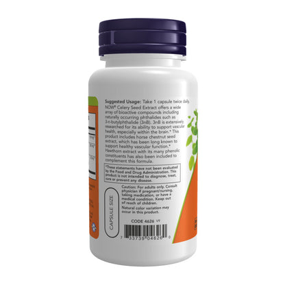 Celery Seed Extract 100mg 60VegCaps by Now