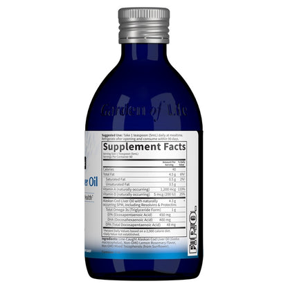 Dr. Formulated Cod Liver Oil 400mL by Garden of Life