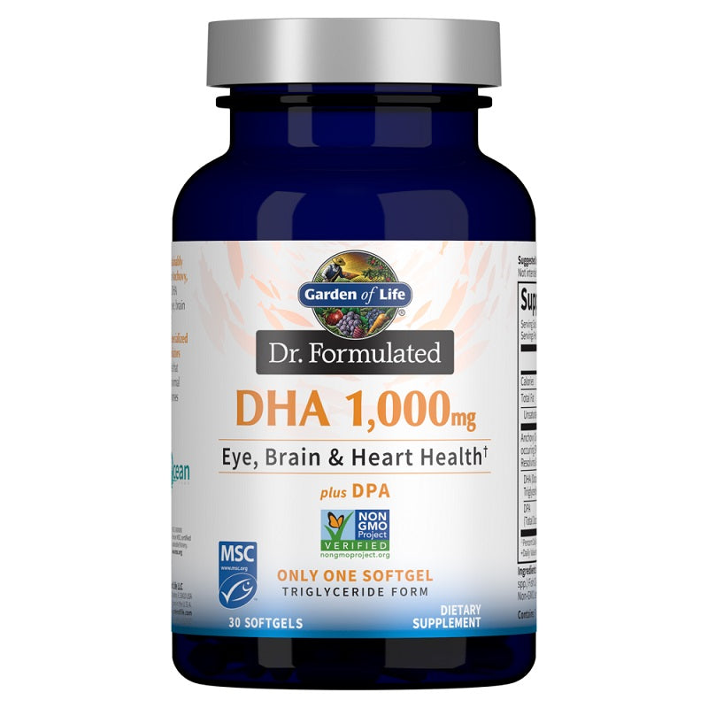 Dr. Formulated DHA 1,000mg by Garden of Life