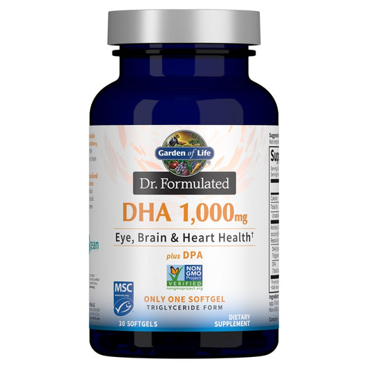 Dr. Formulated DHA 1,000mg by Garden of Life