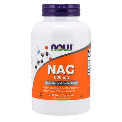 NAC 600mg 250VegCaps by Now