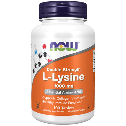 L-Lysine 1,000mg 100tabs by Now