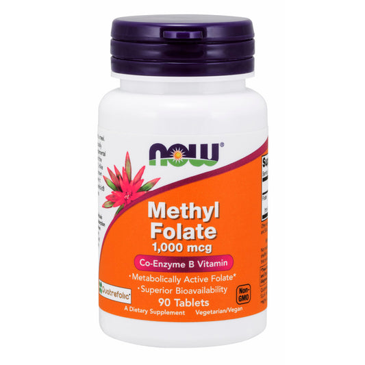 Methyl Folate 1,000mcg 90tabs by Now