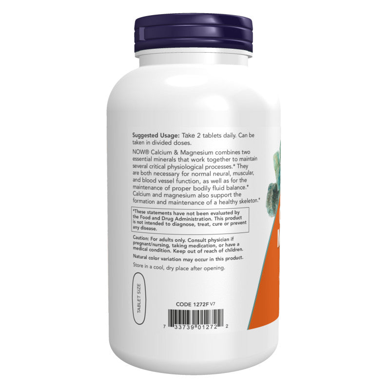 Calcium & Magnesium 2:1 Ratio 250tabs by Now