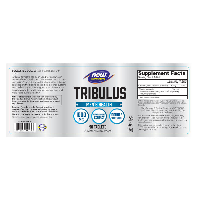Tribulus 1,000mg 90tabs by Now