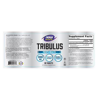 Tribulus 1,000mg 90tabs by Now